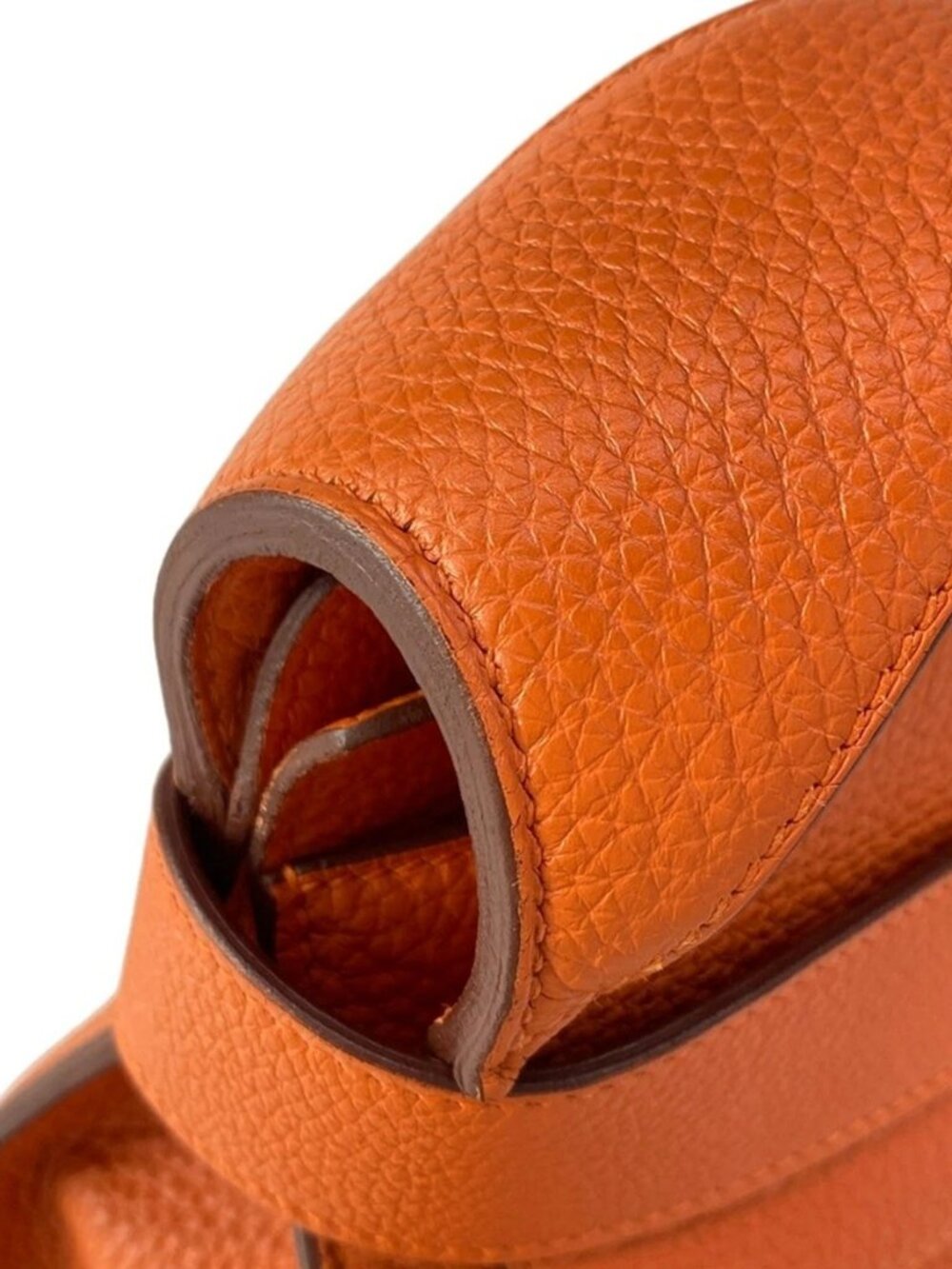 HERMES Etribelt Orange Togo Unclear Handbag - Picture 12 of 16
